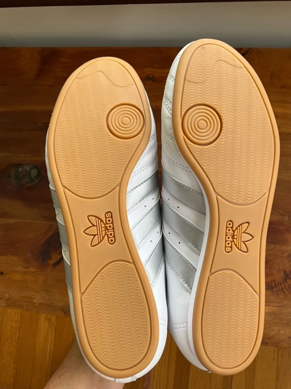 Women’s Adidas Originals Taekwondo Lace Shoes, White/Silver, Size 9
